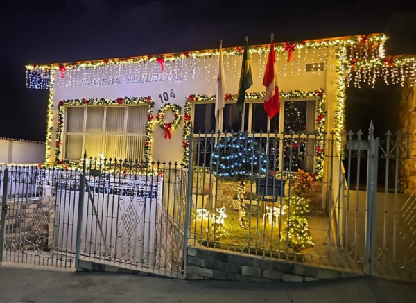 Inauguração das Luzes de Natal da Câmara Municipal de Passa Tempo