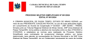 Edital Processo Seletivo 2024