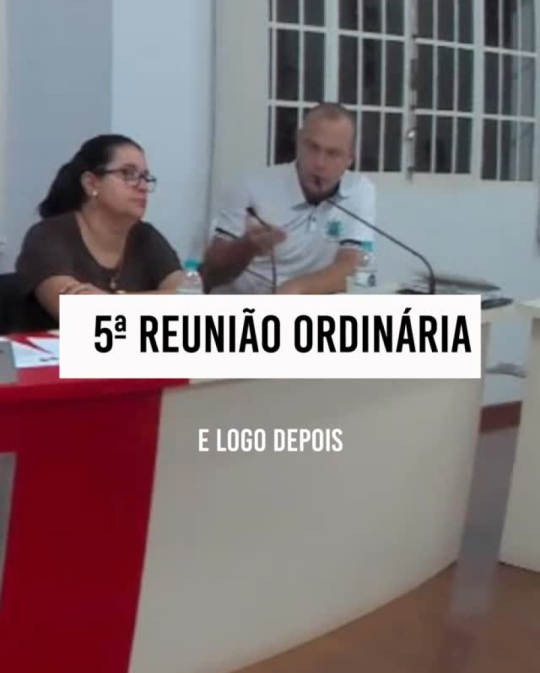 5ª Reunião Ordinária de 2026