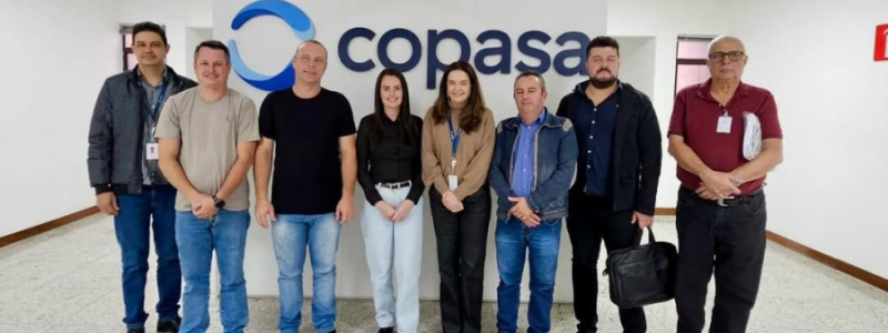 Reunião na sede da COPASA, em Belo Horizonte